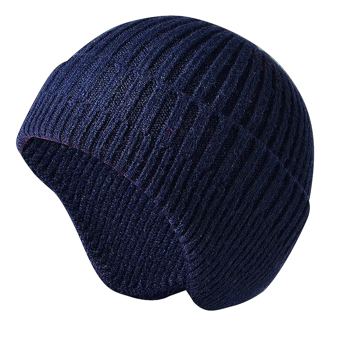 JFAN Cappello Lavorato A Maglia da Uomo Donna Autunno Inverno Tinta Unita Proteggi Le Orecchie Cappello da Sci Moda Caldo Cappello in Pelle di Melone