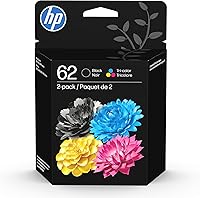 Vista 9 de HP Cartucho de tinta 62, negro XL y tricolor (negro XL + CMY)