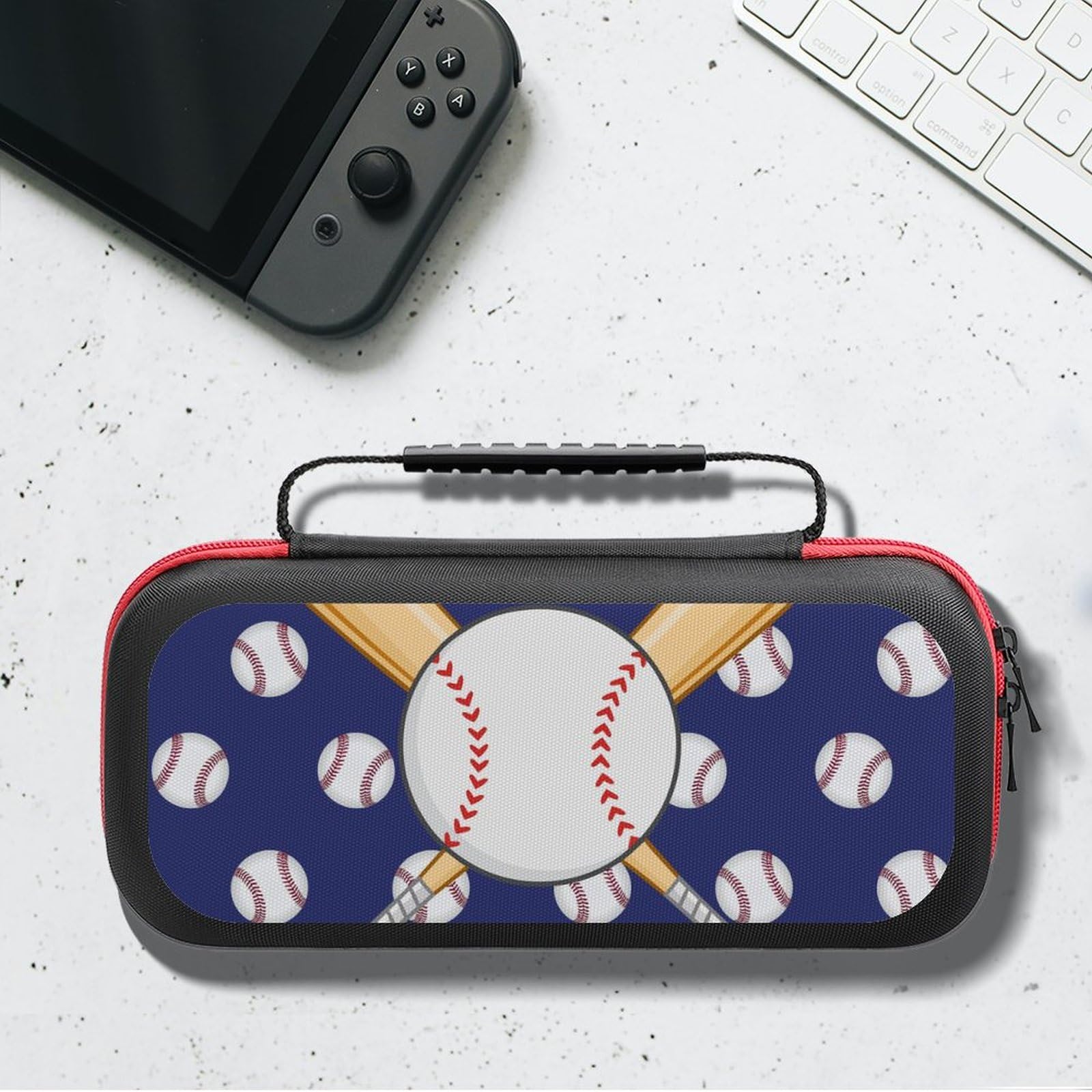 Amazon.co.jp: Switchケース ニンテンドースイッチケース 野球 ブルー