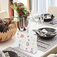 Vista 6 de Servilleteros de plástico transparente para mesa, servilleteros independientes para baño, cocina, mesa de comedor, cafetería, restaurante