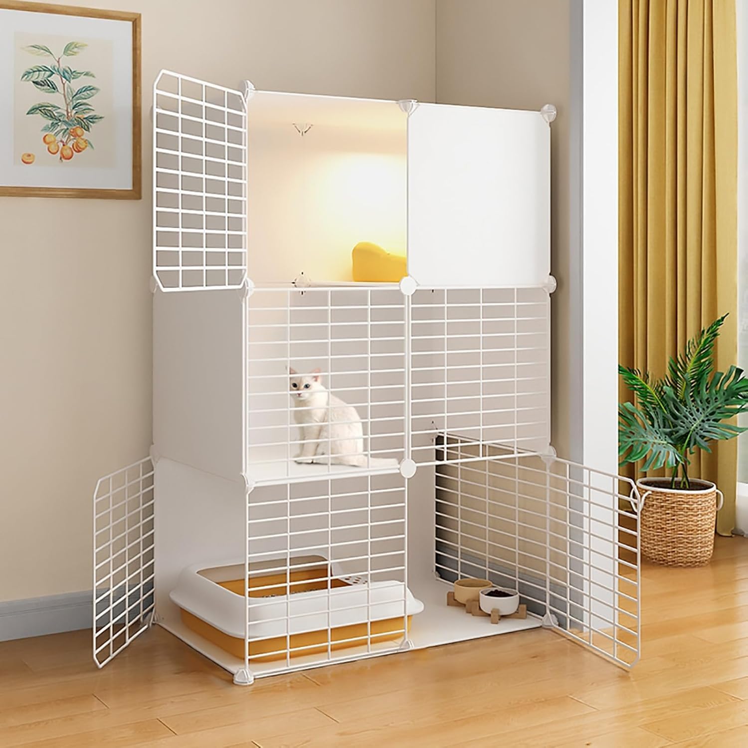 Enclos amovible pour chaton pour protéger vos meubles des griffes