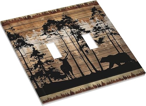 Vista 683 de Cubiertas decorativas de salida de estrella de mar playera, tablero de madera azul de concha de mar de 1 banda, decoración individual GFCI, placa