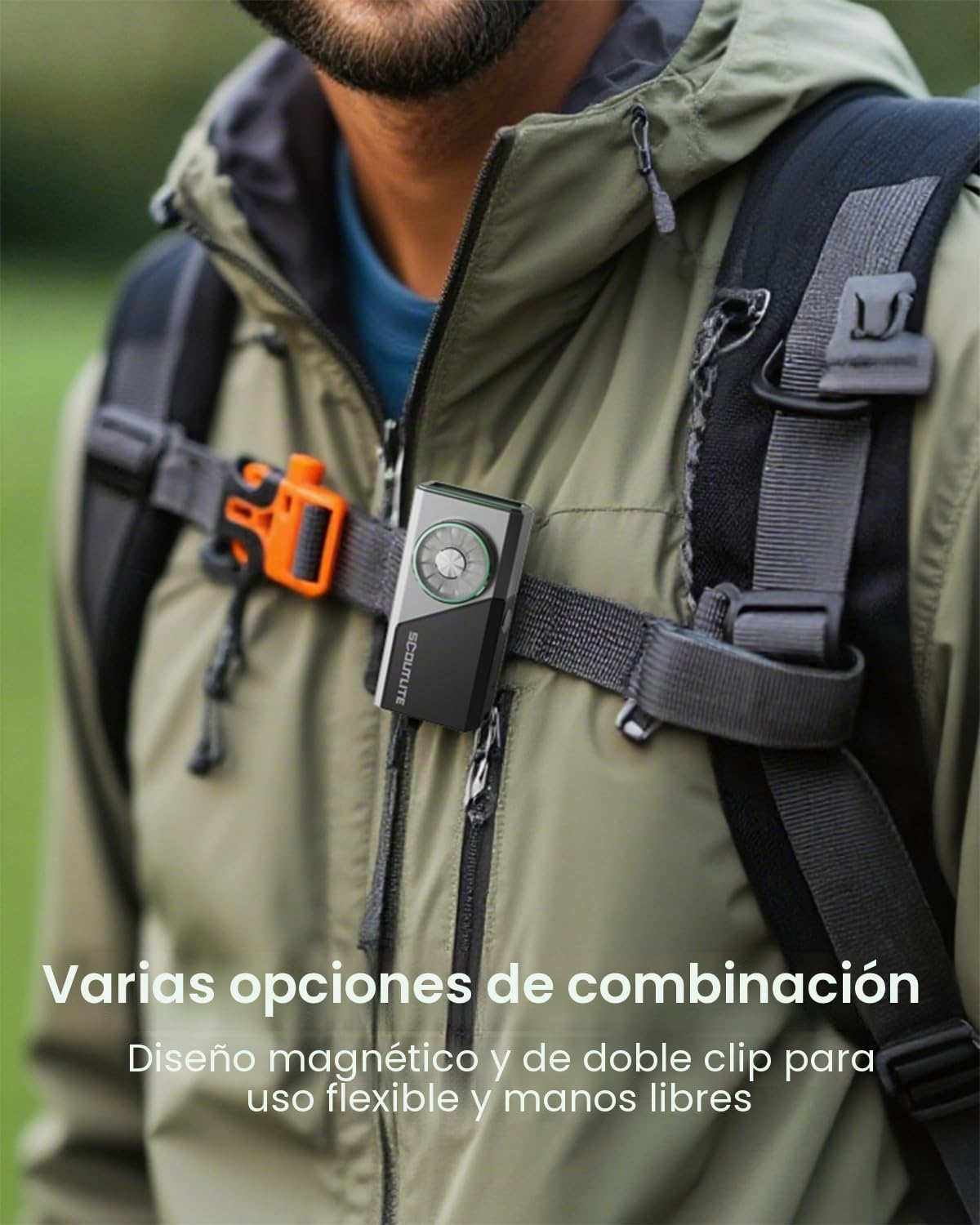 SCOUTLITE Linterna EDC recargable Vario RGB 700 EDC