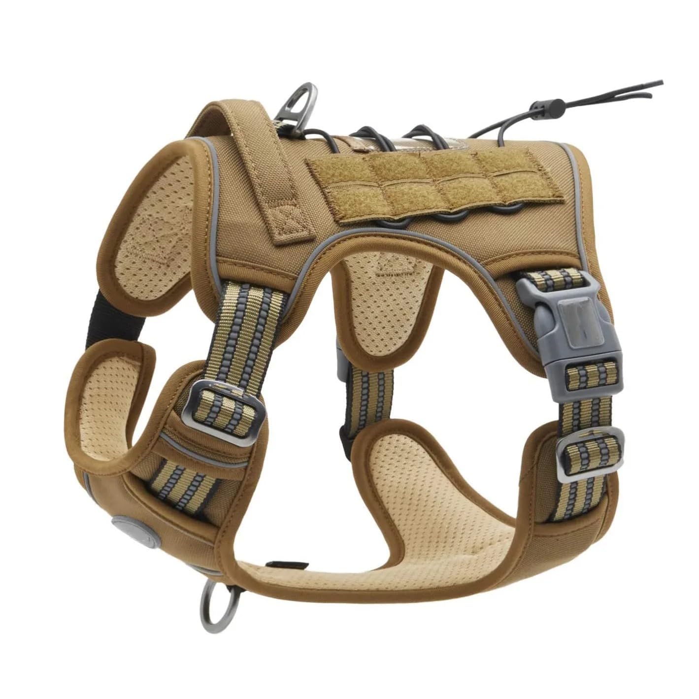 TruBest Dog Harness Dog Body Belt Vest for Large Medium Small Dogs with Safety Reflective No Pull Adjustable Military Style Dog Vest Training Harness (B0DCF3H54Z) Amazon Price History, Amazon Price Tracker