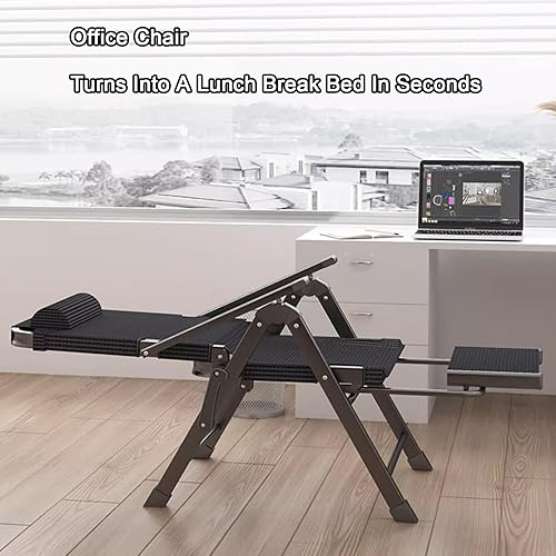 Miniatura 4 de Silla reclinable plegable, tumbona para exteriores, silla reclinable de gran tamaño, fácil de montar y ligera, con una capacidad de peso de 330