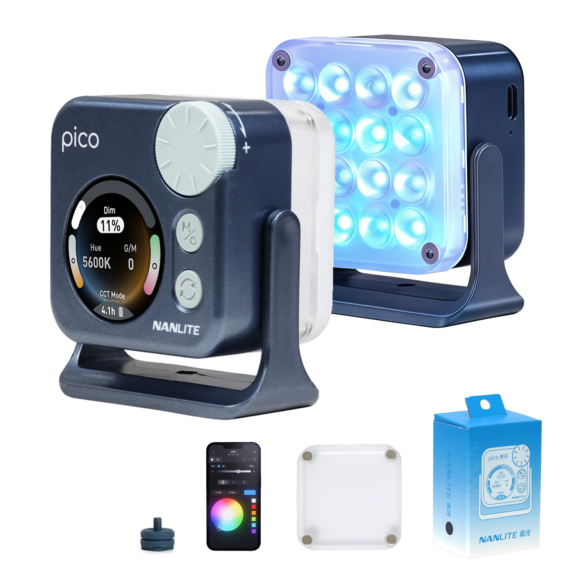 Amazon.com : Nanlite Pico Portable LED Fill Light – Full Color RGB