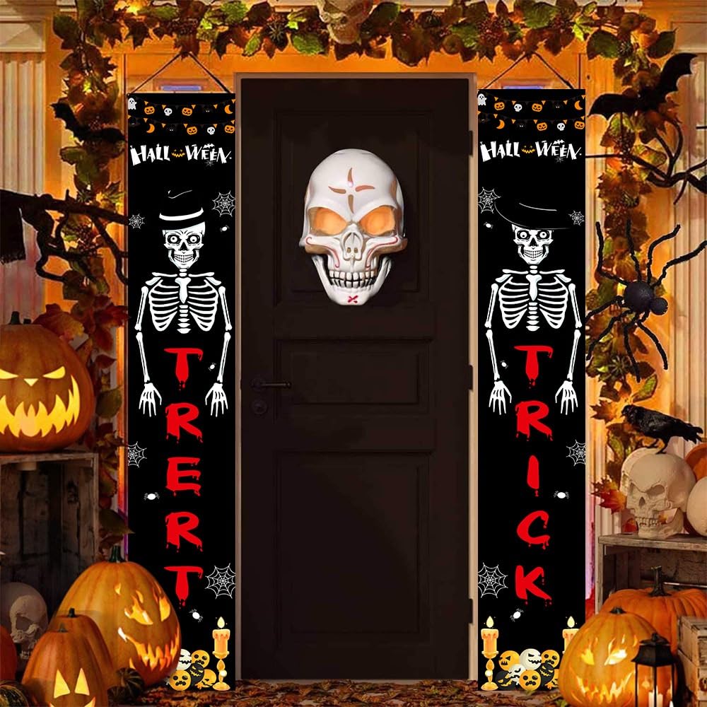 Amazon.co.jp: ハロウィンドア飾り ハロウィン玄関ドア