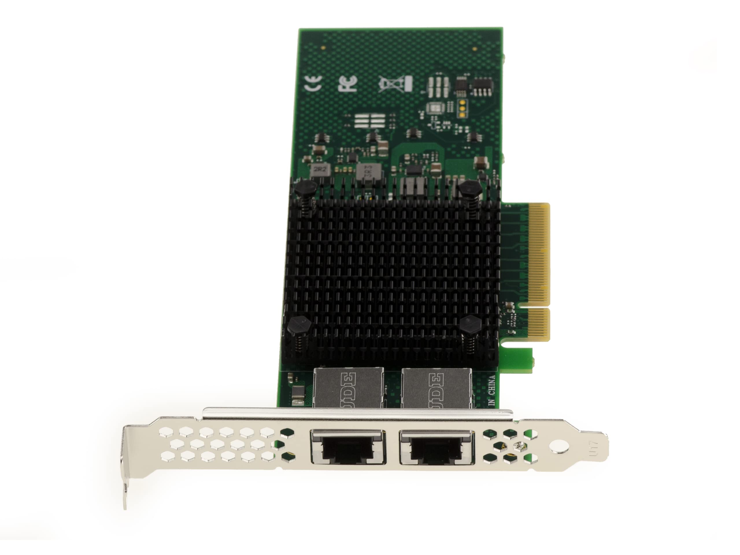 KALEA-INFORMATIQUE Carte PC et Serveur PCIe 3.0 x8 Dual ethernet RJ45 10G 5G 2.5G 1G 2 Ports avec Chipset Intel X710-T2