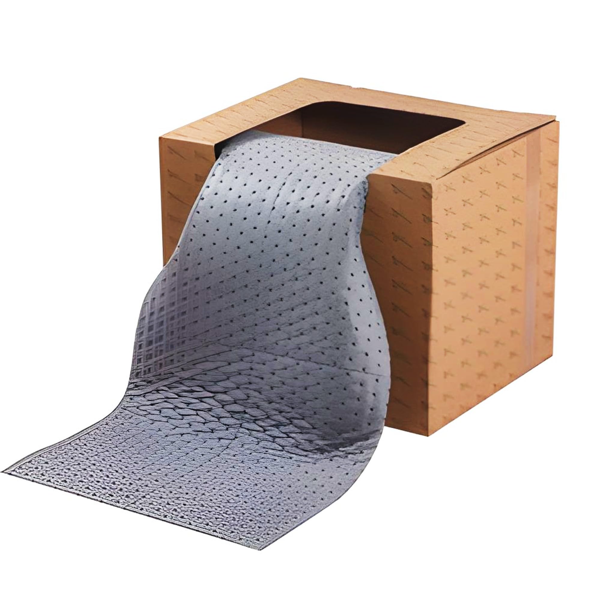 Bricoloco Absorbente humedad Universal | Absorbedor Industrial de triple capa extra gruesa antipelusas para elementos líquidos. Rollo ancho 50cm X longitud 40 metros