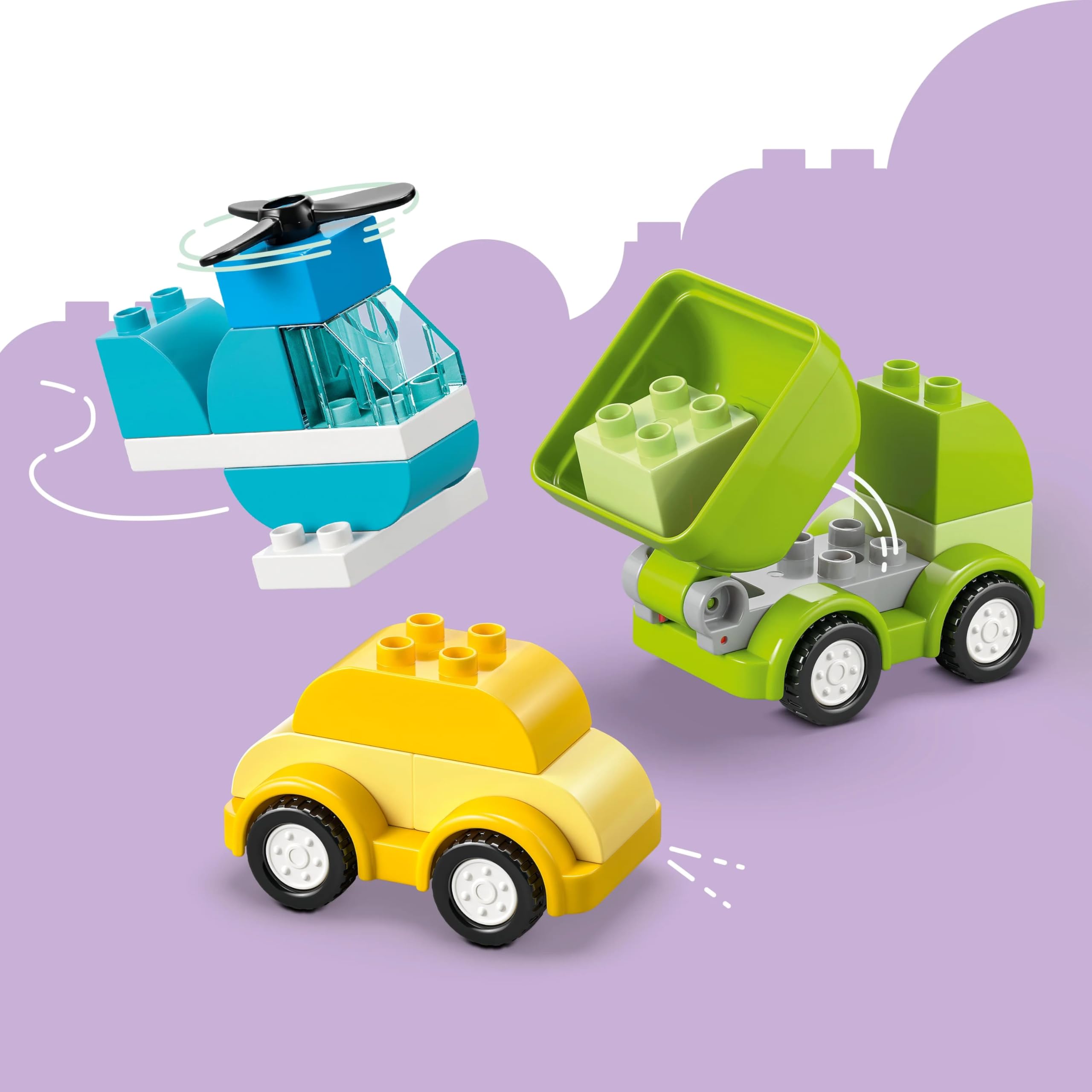 LEGO DUPLO My First Creative Vehicles Learning Toy with Lots of Building Options - 10474 — Amazon image 7