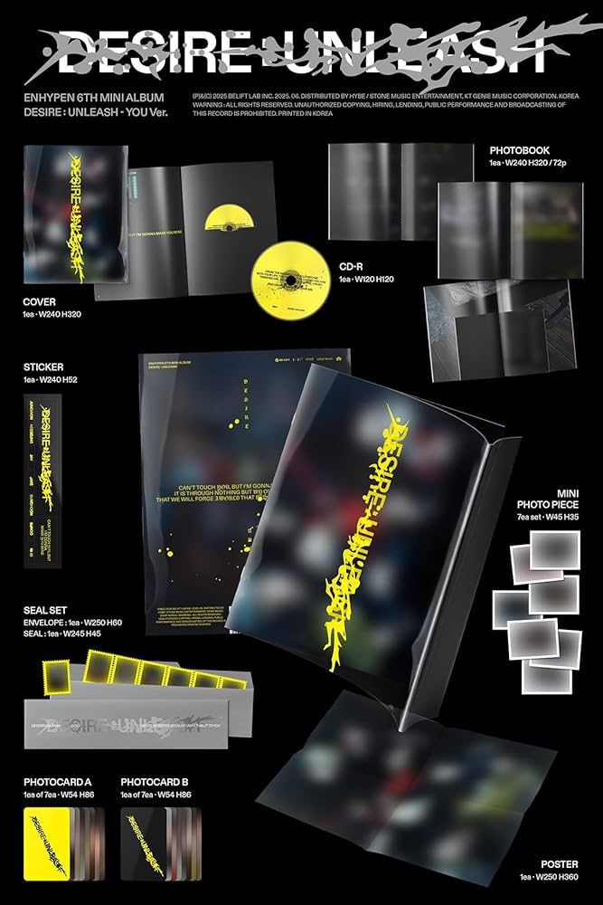 enhypen desire unleash mine ver アルバム Desire : Unleash [you Ver.]: ENHYPEN: Amazon.ca: Music