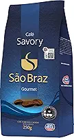 Café São Braz Gourmet Savory 250g - 100% Arábica, Torrado e Moído