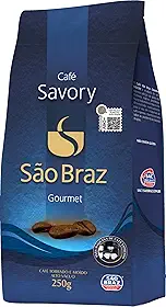 Café São Braz Gourmet Savory 250g - 100% Arábica, Torrado e Moído
