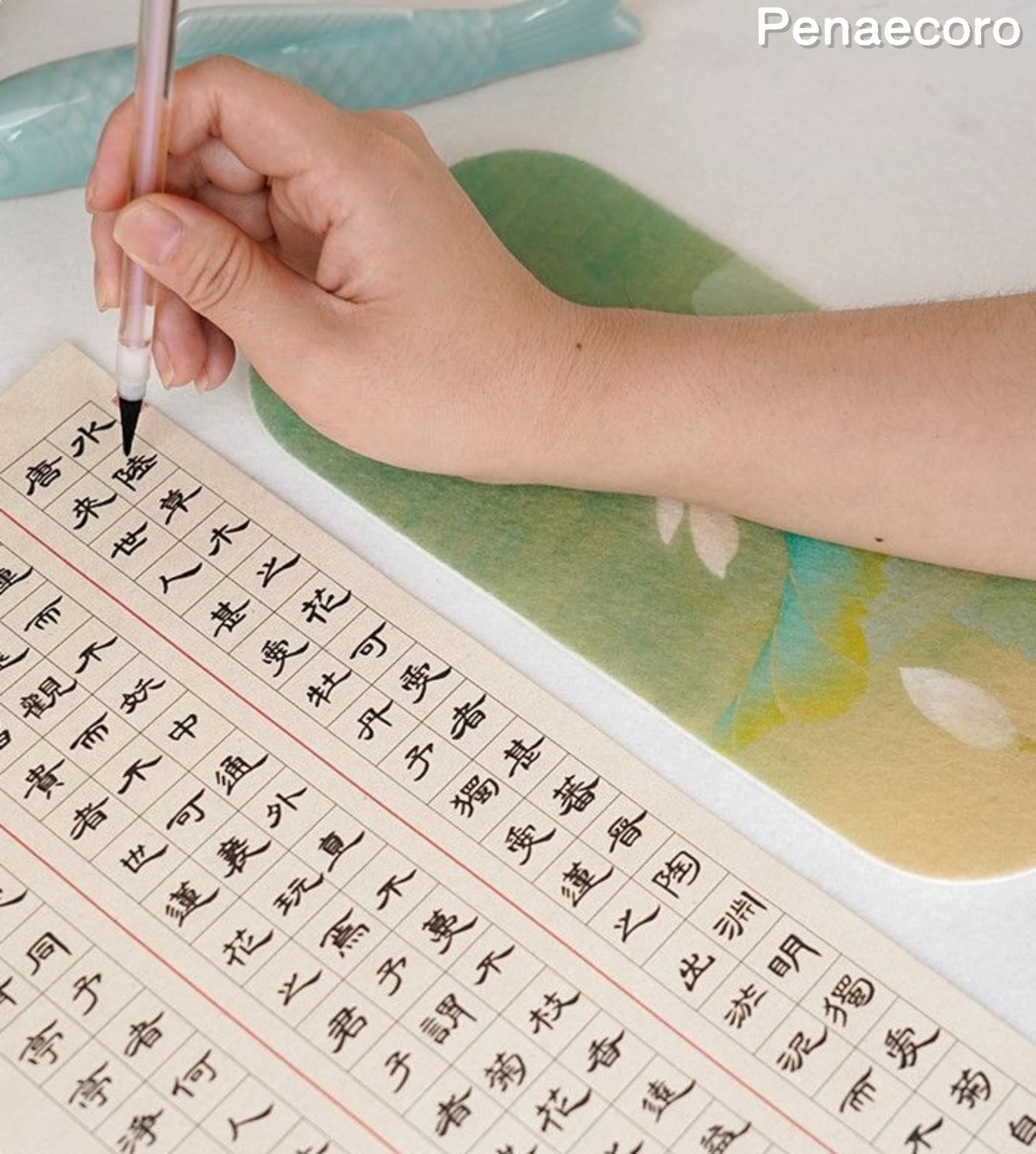 腕枕　腕枕　手置き板　木彫り　中国　書道 腕置き 腕枕／呉昌碩 竹製 中国 書道