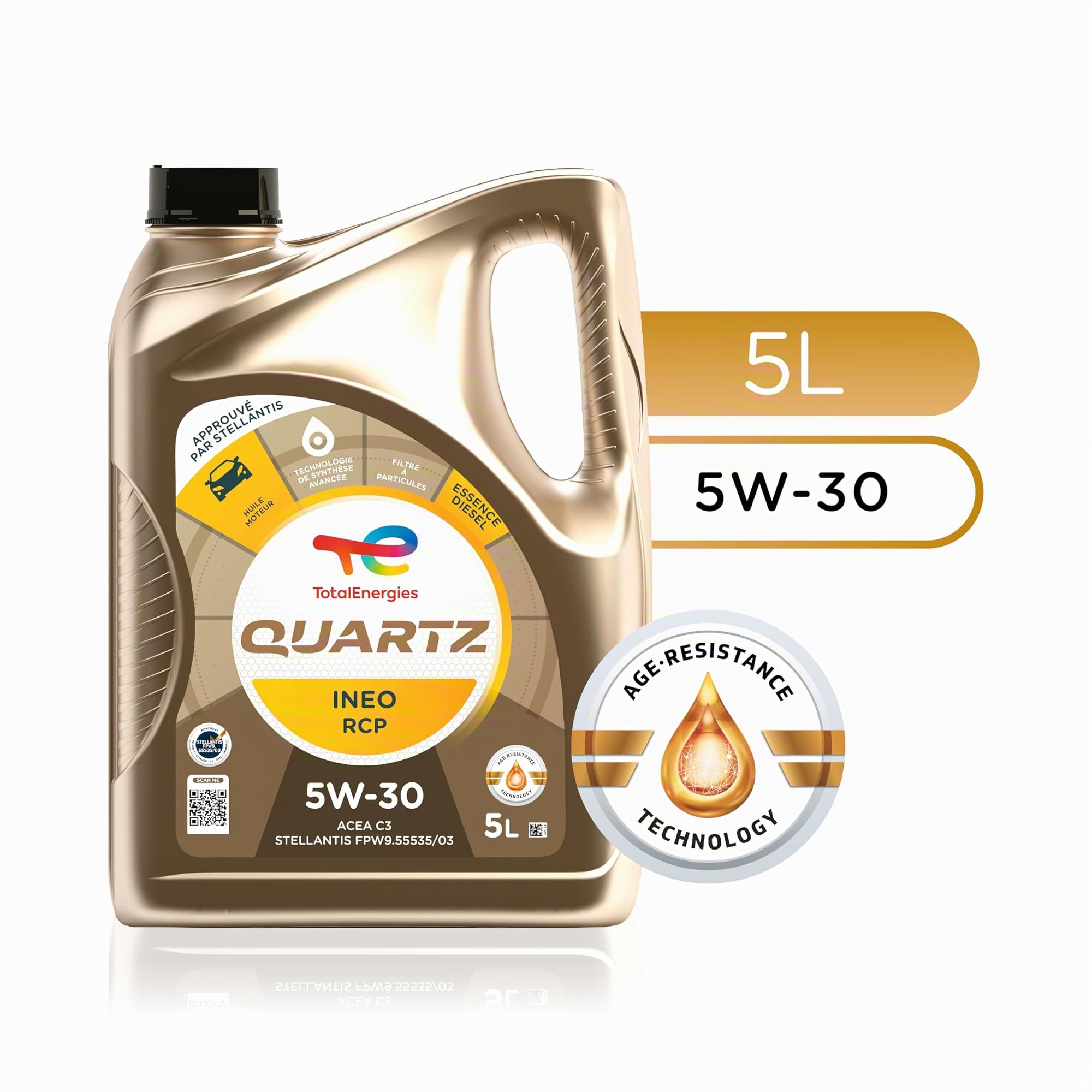 Olio motore - TOTALENERGIES - Quartz Ineo RCP 5W-30 - 5L