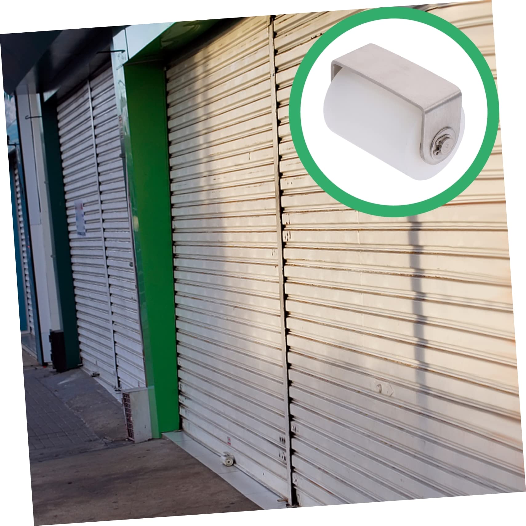 VILLCASE Rueda De Posicionamiento De Polea Para Puerta Corredera Guía De Rueda De Polea Acero Inoxidable Para Puerta Enrollable
