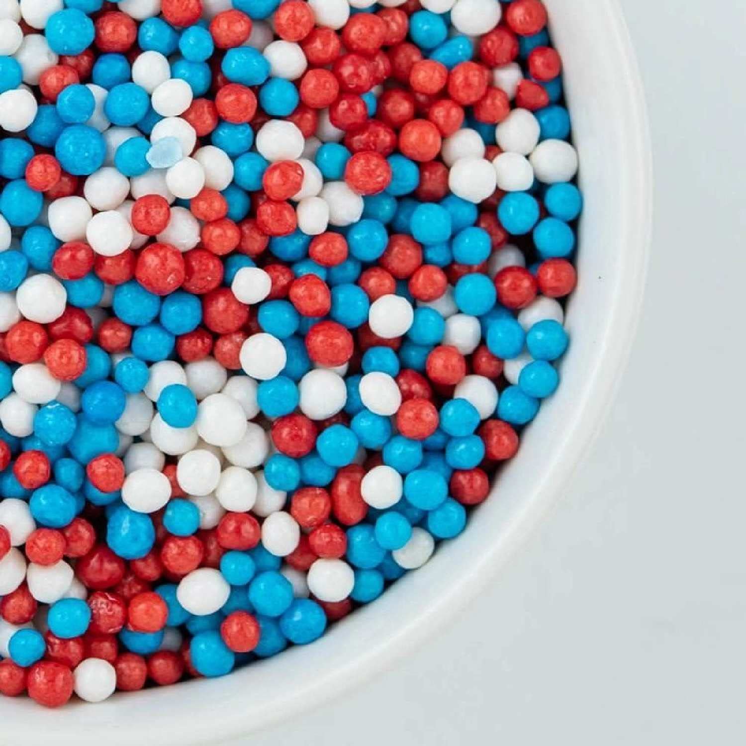 Buy Ice Cream Toppings in Red Blue White Cri Pearls Sprinkles for Ice Cream Crunch Coat Ice