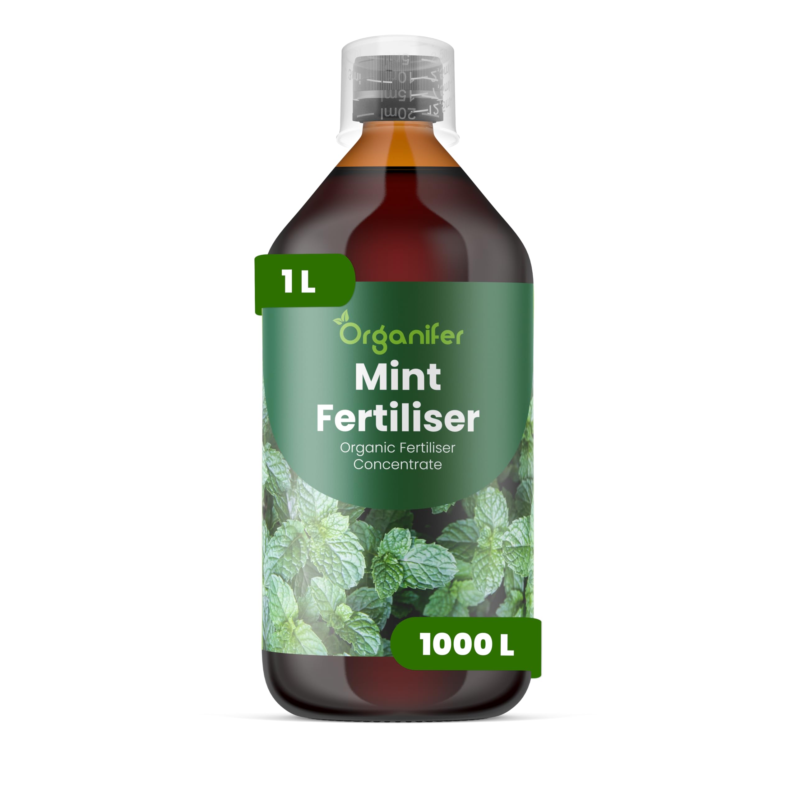 Engrais liquide organique 1L pour Menthe – croissance optimale et feuillage luxuriant – Organifer