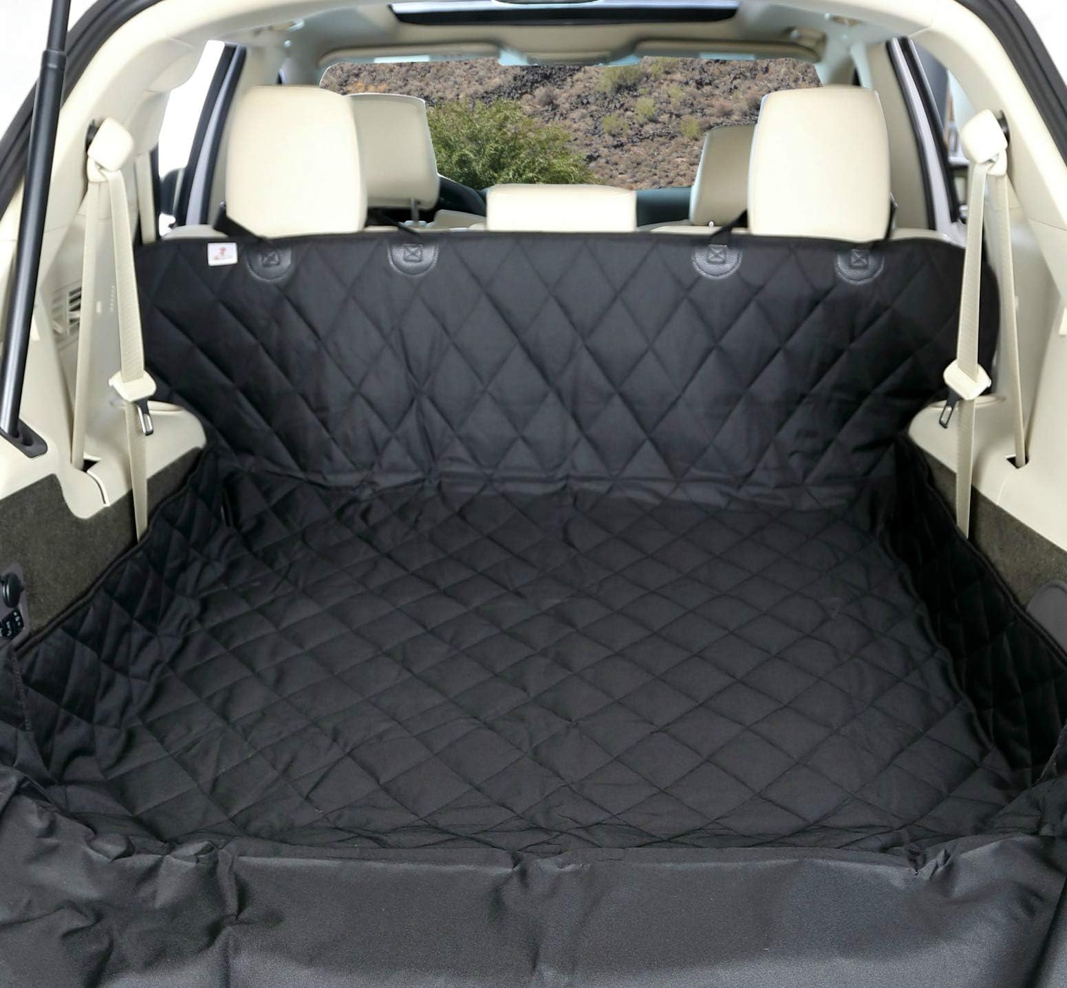 4Knines Cargo Boot Liner - Waterproof, Non-Slip Cargo Cover, Black Large