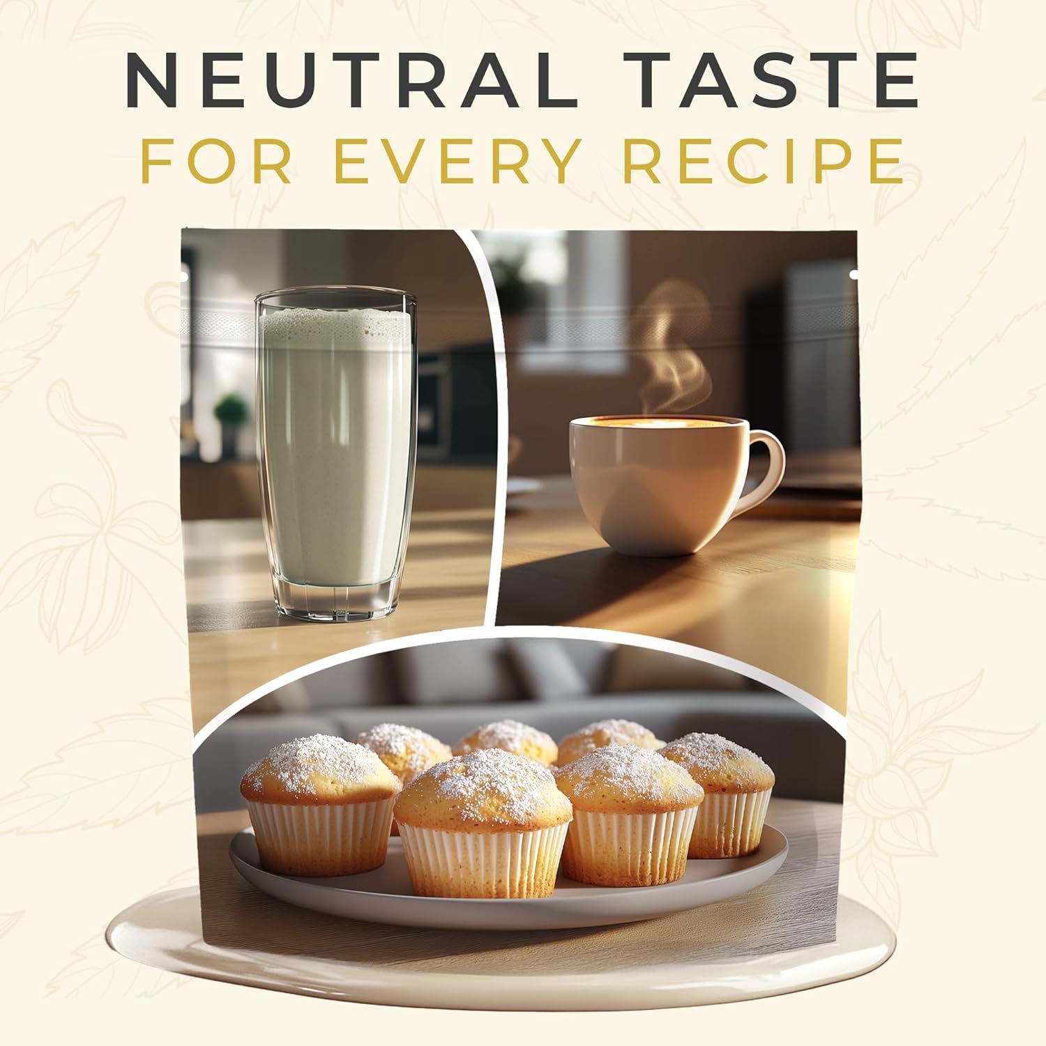 Organic Hemp Protein Powder for Women & Men - Unflavored Pure Natural - Plant Based Powder, Vegan, Gluten Free, Keto - Hemp Seed Powder Cold-Pressed 1.32lb (20 Servings (1.32 lb), Unflavored) - Image 7