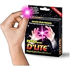 D\'lite Magic Thumb Lightup Trick Set / 2 Original Amazing Ultra Bright Light Magic Fingers - Closeup & Stage Magic Tricks - Easy Illusion Anyone Can Do It - Magic Trick for Adults (Regular Pink)