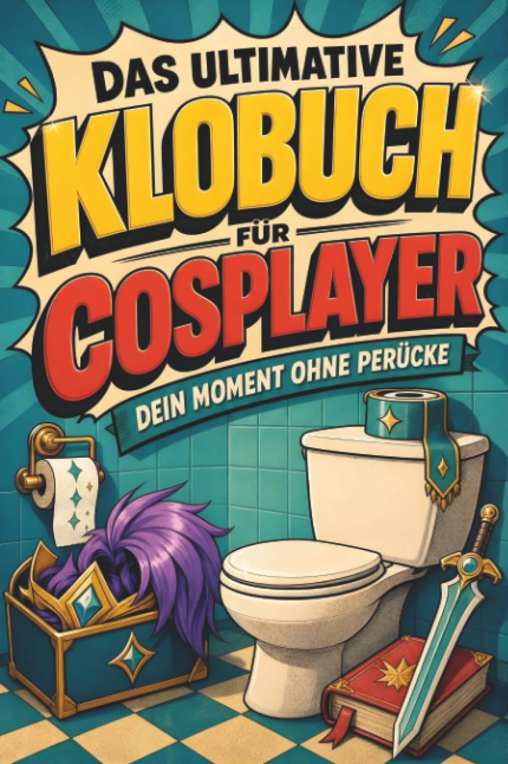 Das ultimative Klobuch für Cosplayer: Dein Moment ohne Perücke. Lustiges Geschenk für Cosplay, Conventions und Anime-Kostüme
