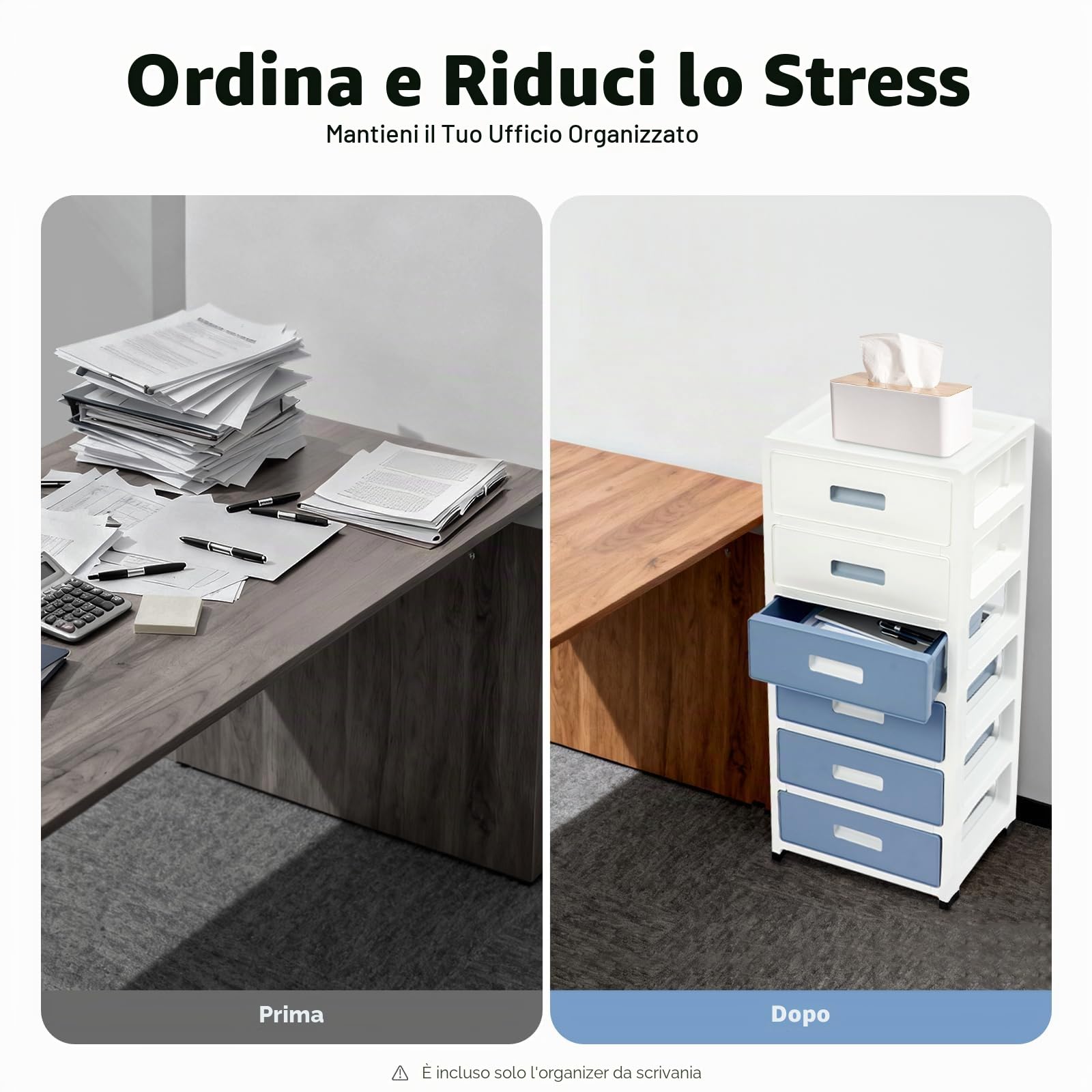 Cassetti in plastica, carrello con 6 cassetti 35 * 26 * 83,5 cm, armadio con cassetti, torre portaoggetti, organizer per cassetti, armadio, guardaroba per bambini