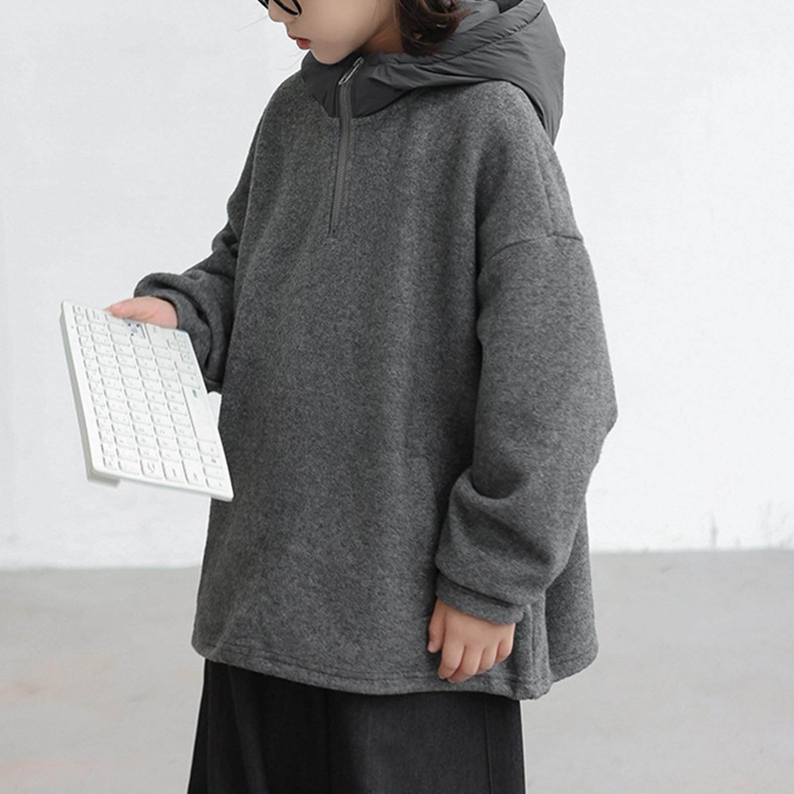 Felpa Bambino Cartoon con Stampa Auto, Felpa Junior Calda Foderata, Sweatshirt Manica Lunga Cotone Morbido, Maglia Felpata Casual Sportiva, Abbigliamento Autunno Inverno
