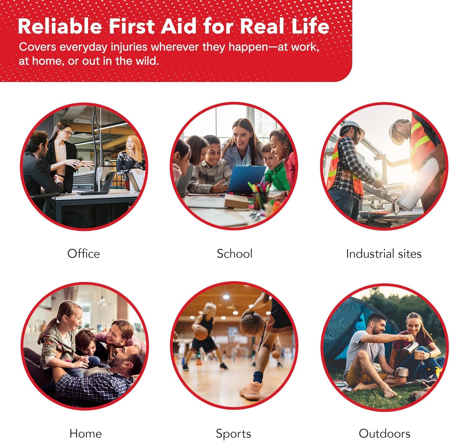 Swiss Safe Kit di pronto soccorso 2 in 1 per auto, viaggi, casa e lavoro, include mini kit per emergenze mediche, campeggio e sopravvivenza all'aperto, 348 pezzi, custodia rigida grande, confezione da