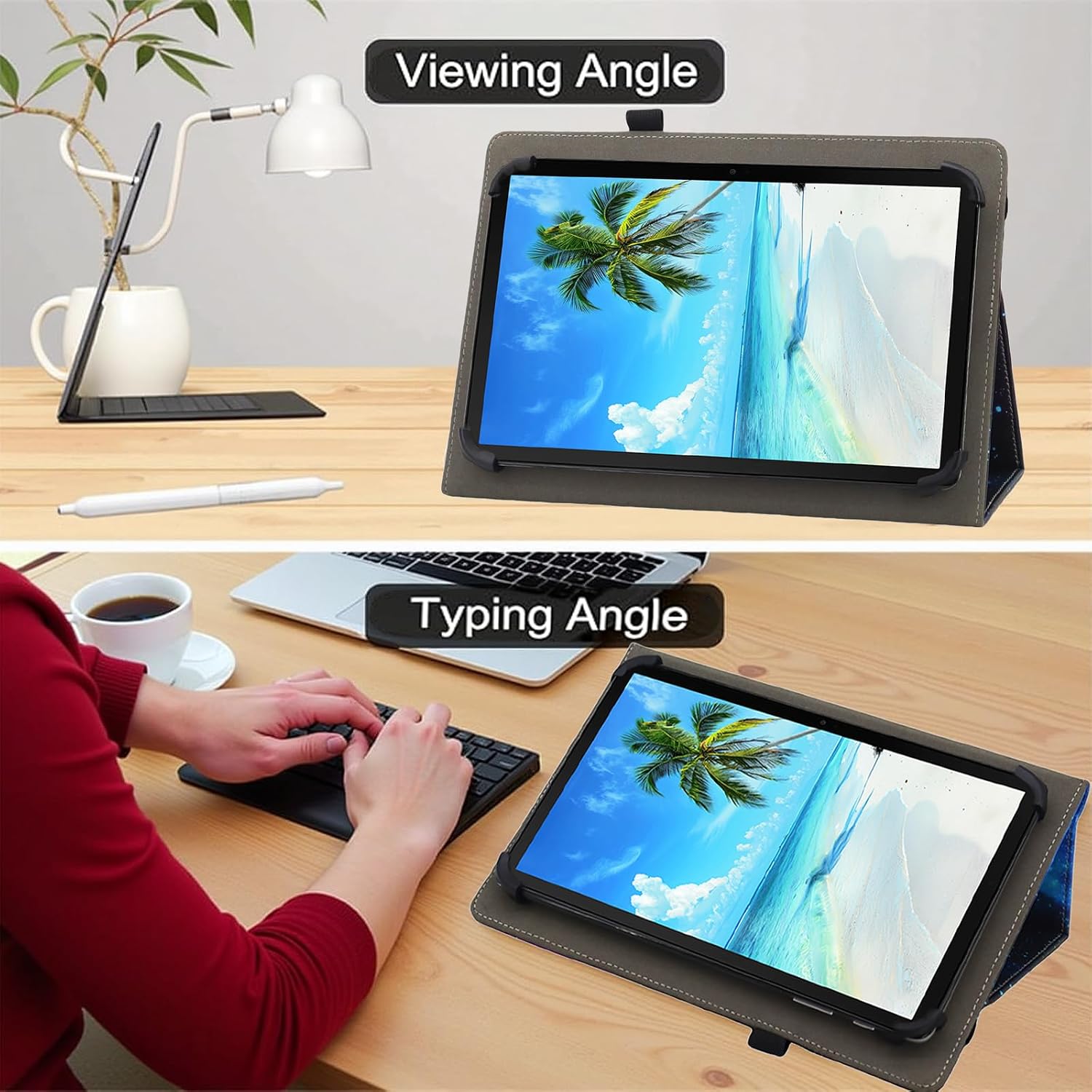 Universal 10 10.1 11 Inch Android Tablet Case Cover with Hand Strap image 5