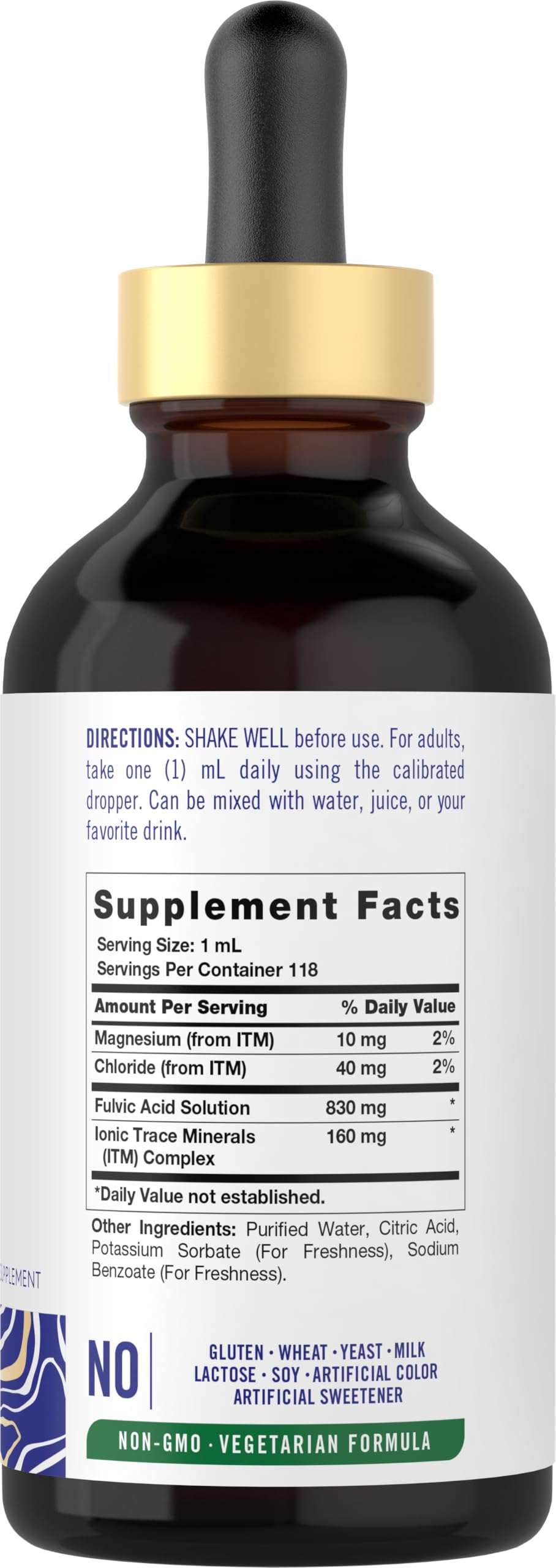 Carlyle Fulvic Acid Drops 4 fl oz | Liquid Trace Minerals — Amazon image 2