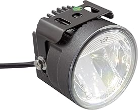 HIGHSIDER LED-Nebelscheinwerfer mit einer High Power LED, rund, schwarz, E-geprüft.12 V
