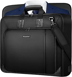 Noozion Large Garment Bag for Travel, 3-Suit Capacity with Laptop Compartment