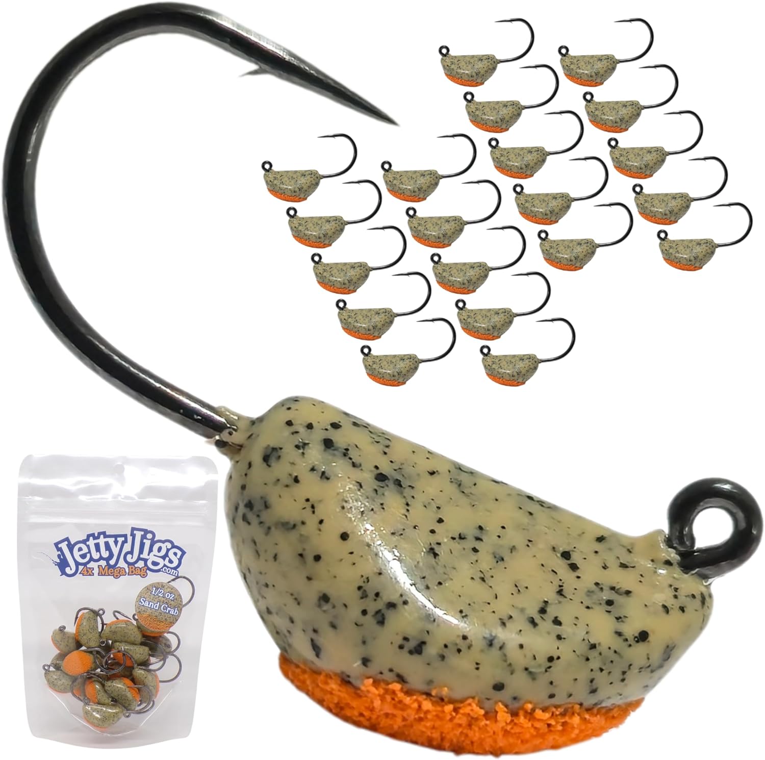 Saltwater Jig Heads for Bottom Fishing – Inshore Fishing Jigs for Tautog, Sheepshead & Black Drum – Ideal for Rocks, Docks & Jetties