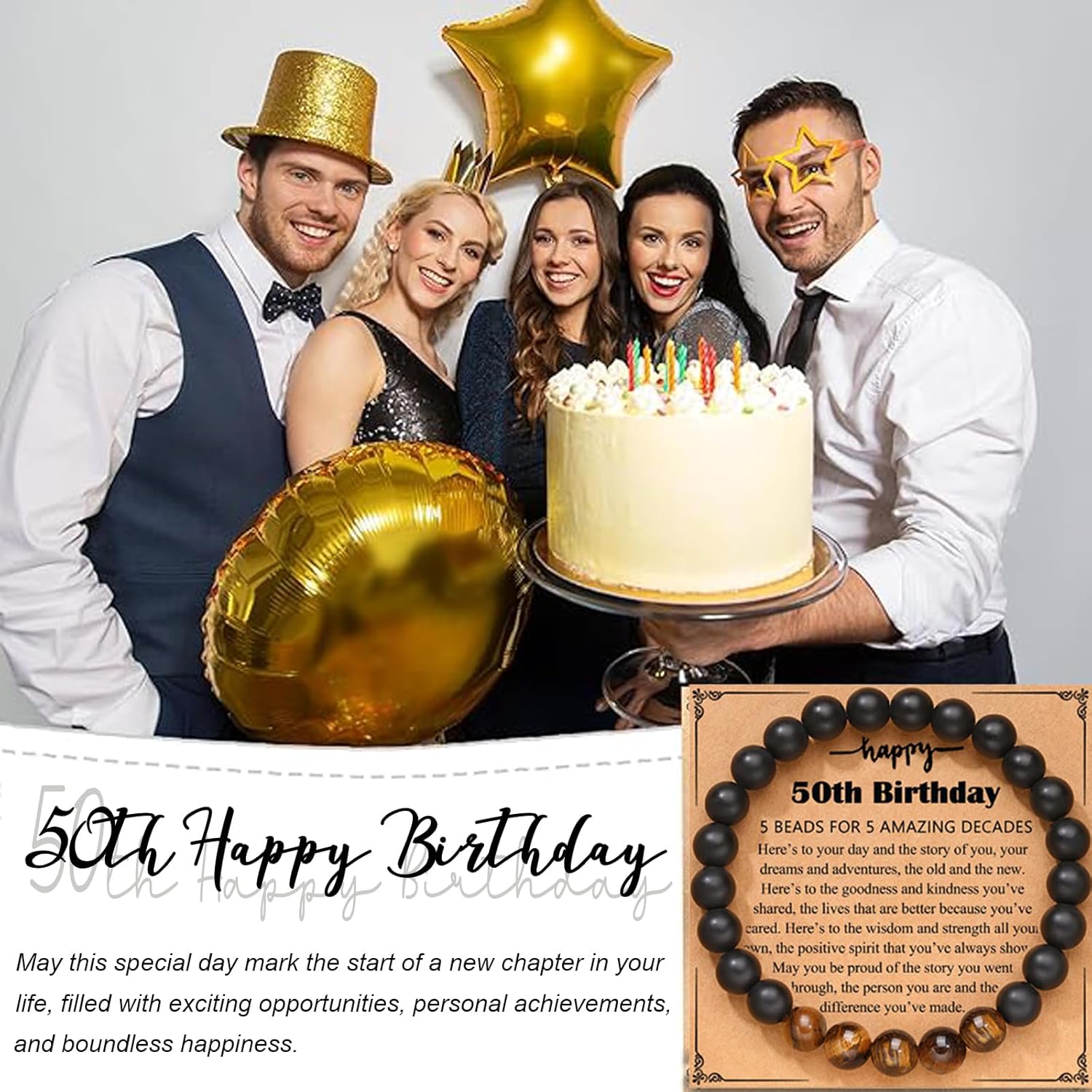 50th Birthday Gifts for Him Men – Vintage Aged to Perfection Gift Set - Funny 50 Years Old Gift for Dad, Husband, Friend, Coworker, Grandpa,Teachers, Boss - Image 4