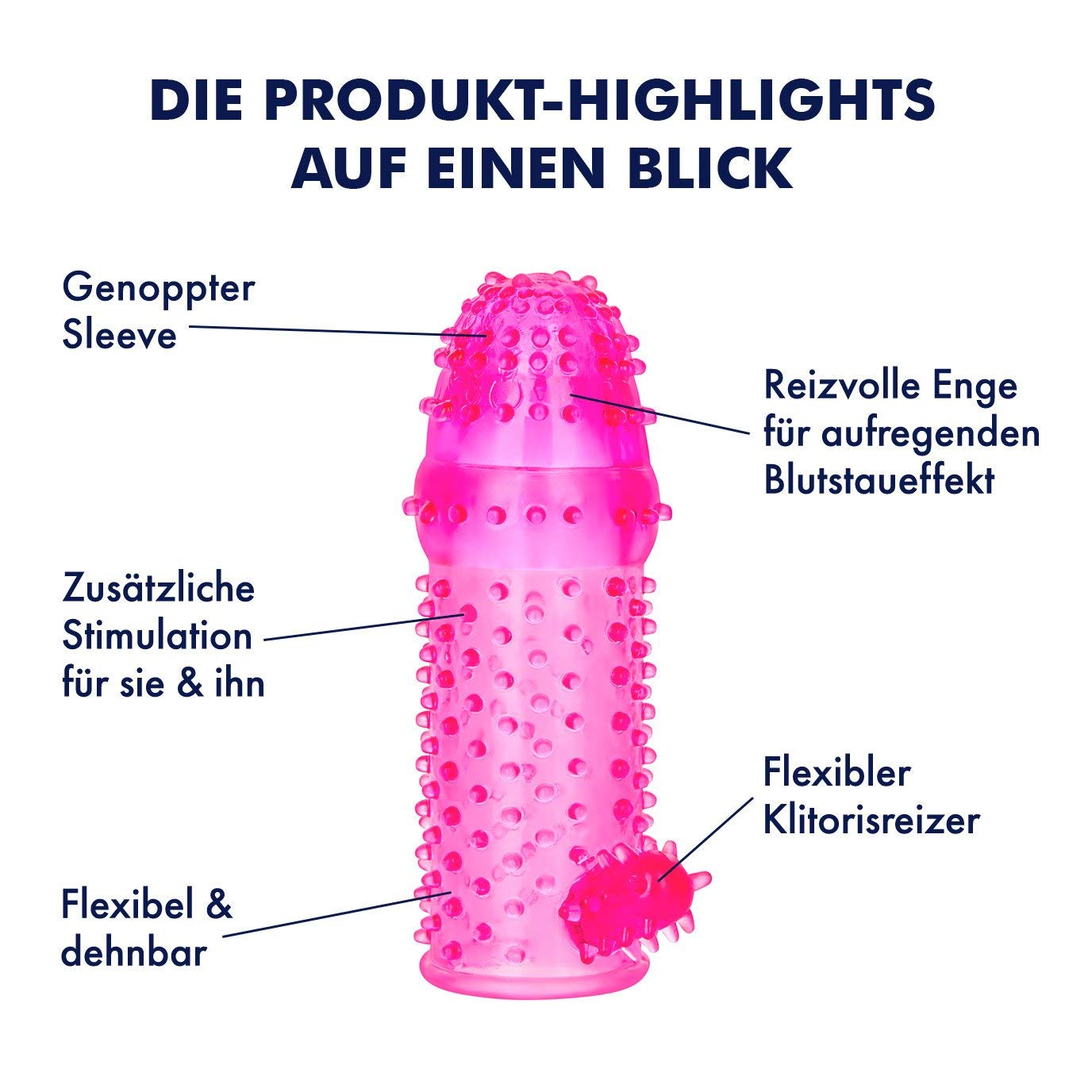 penishülle genoppt AMORELIE Vibrator Mini - Shine, 1 St dauerhaft günstig online kaufen main image 1