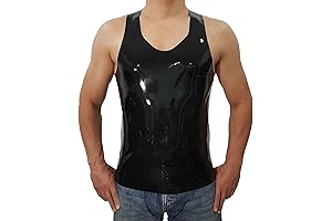 Form-Fitting Rubber Undershirt Showcases Masculine Physique
