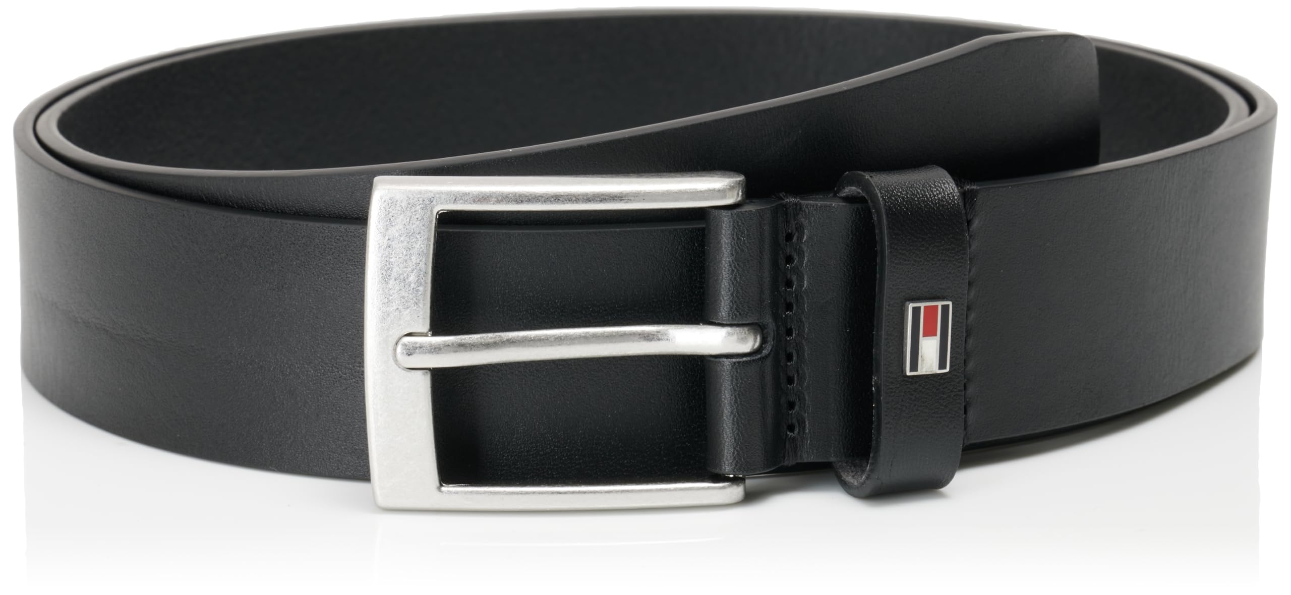 Tommy Hilfiger Men's Black (Black) ’S Adan Belt Gift Set, 43,3 Inches