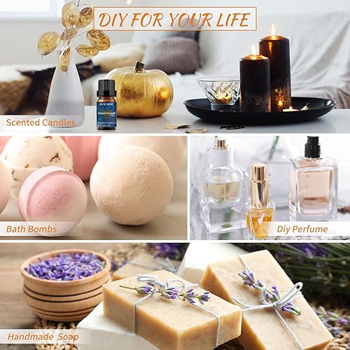 Miniatura 12 de BURIBURI Aceite esencial de rosa y jazmín, 2 piezas, 100% puro, juego de regalo de aceite esencial de rosa para aromaterapia, difusor, masaje