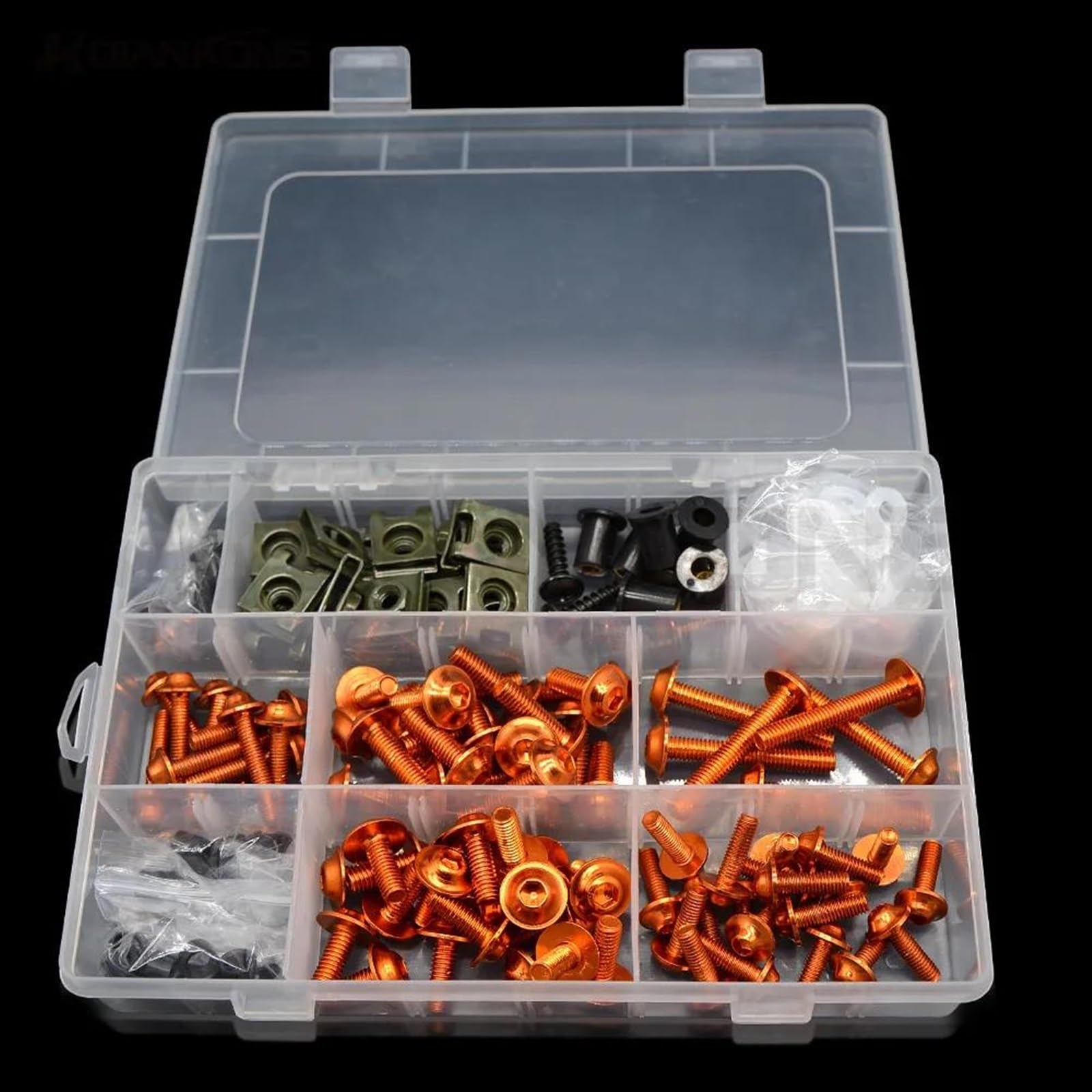 Komplettes Verkleidungsschrauben-Schraubenset für CBR600RR CBR 600 RR 2003-2006 2003 2004 2005 2006 Verkleidungsschrauben-Zubehör CNC-Legierung(Schwarz)