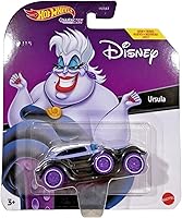 Vista 2 de Hot Wheels Disney Ursula 1:64 Coche fundido a troquel de La Sirenita