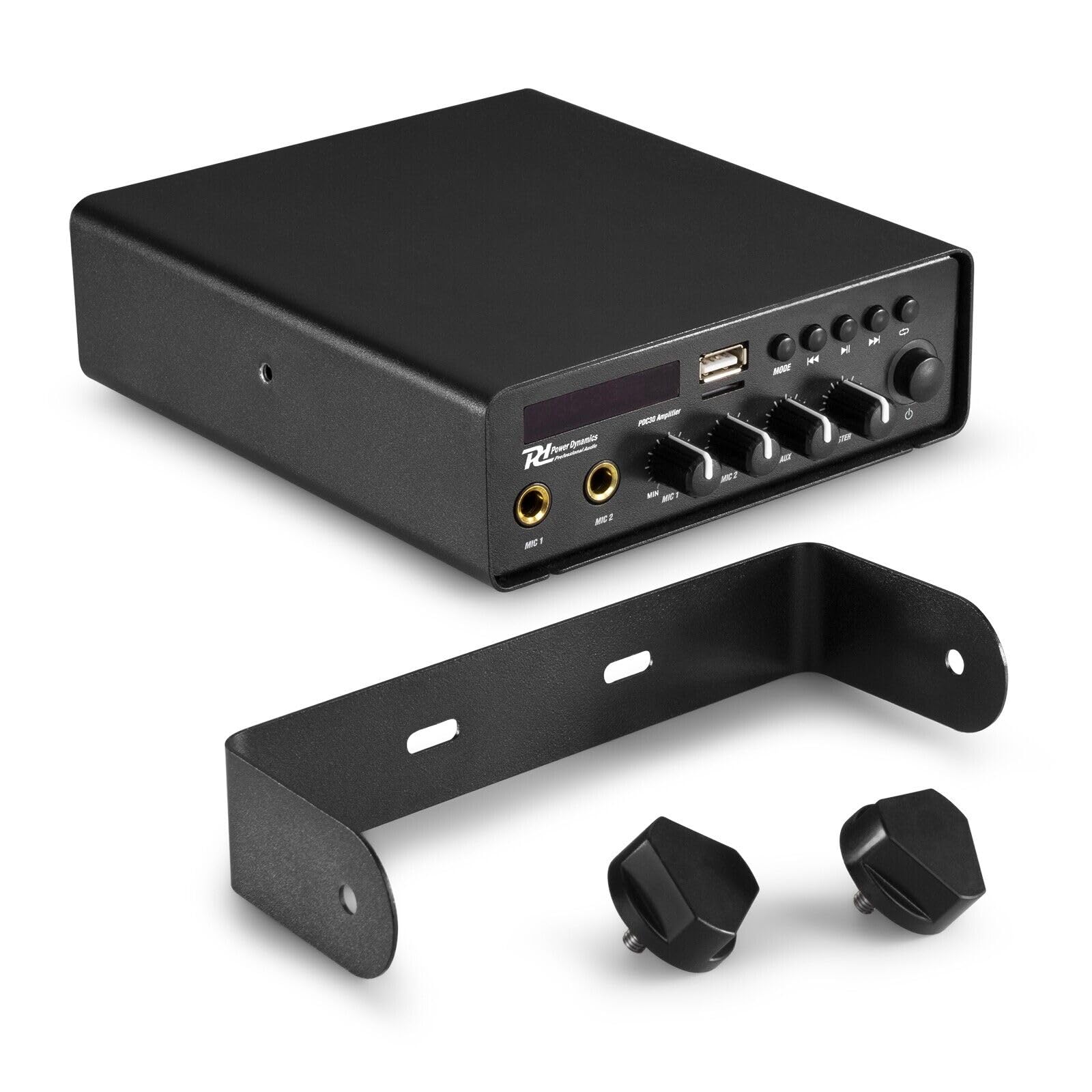 Kit Audio Megafono Filodiffusione all'Aperto 12V 220V 2 Altoparlanti Amplificatore Bluetooth per Esterno
