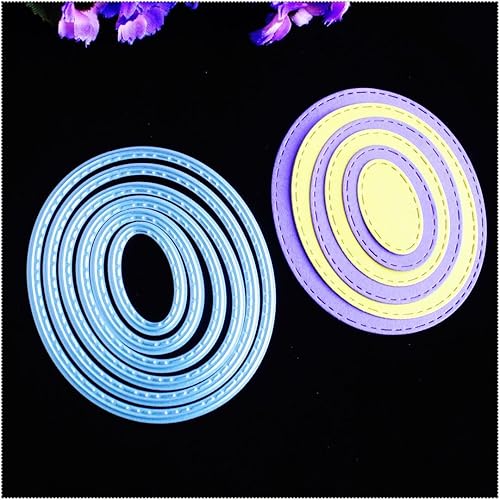 Miniatura 6 de Mvchifay Plantillas de metal para álbumes de recortes, herramienta de bricolaje para manualidades, acero al carbono, plantilla de estampado para