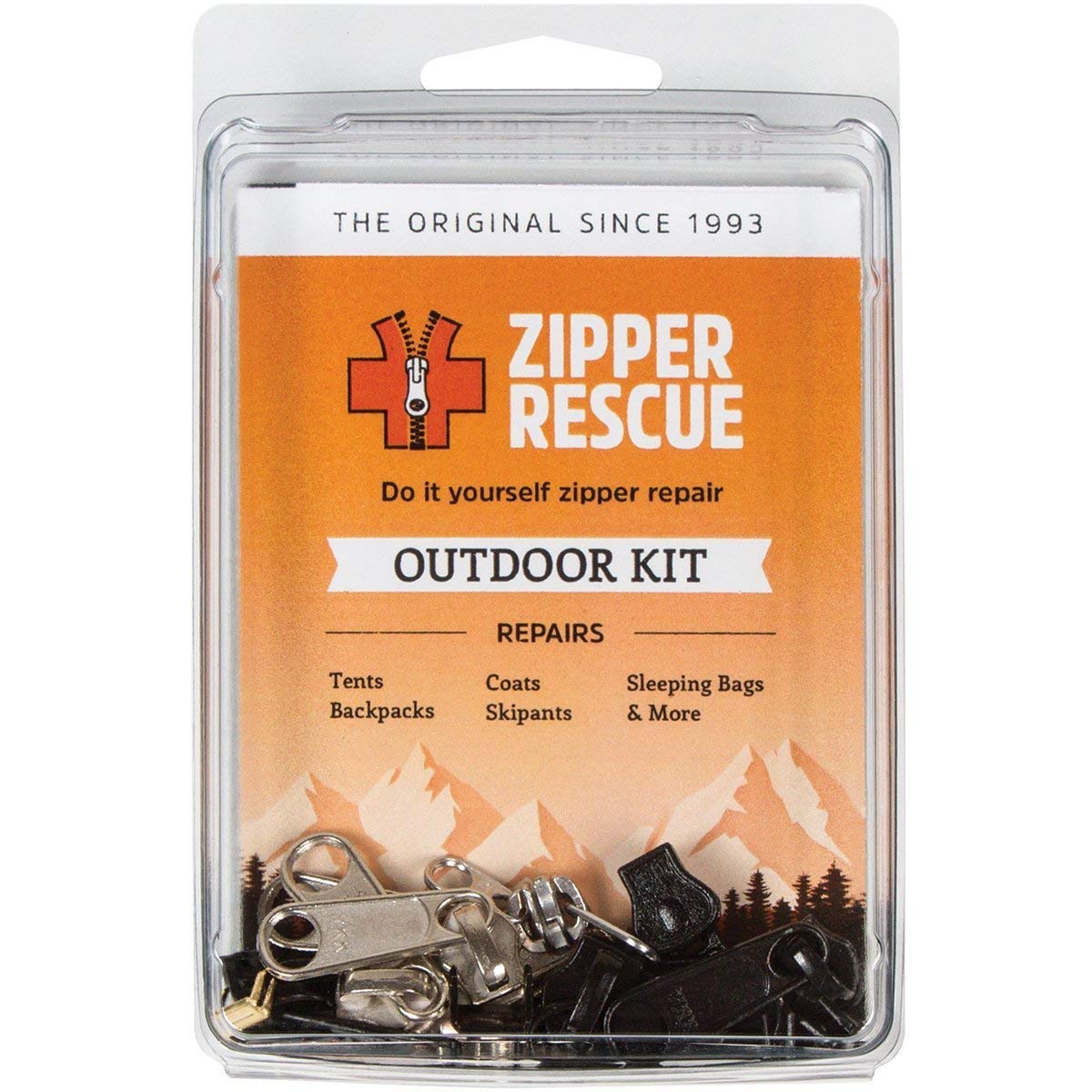 Zipper Rescue Outdoor Zipper Repair Kit - The Original Zipper Pull Replacement kit for Backpacks, Coats, Tents