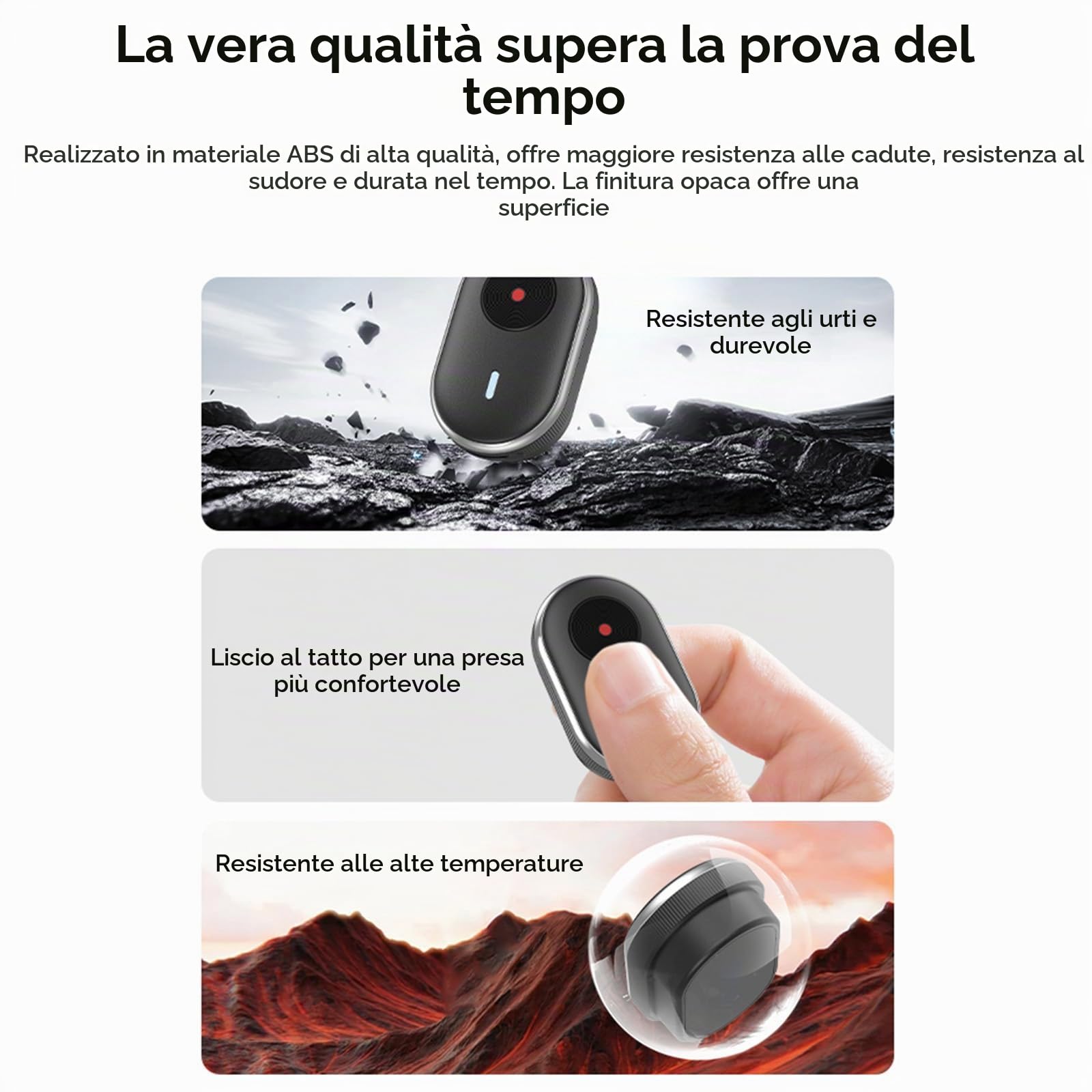 Telecomando Bluetooth universale per DJI Osmo 360/ACTION 6 per Insta360 X5/ACE PRO 2/GO ULTRA per GoPro Hero 13/Max 2 Fotocamera Smartphone Impermeabile Mini Wireless Smart Remote Control