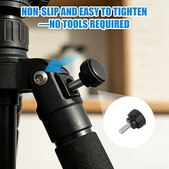 12Pcs M4x 10mm Threaded Thumb Screws for VESA Mount Durable and Secure Perfect for Monitors TVs and Mounting Systems Easy Installation Ideal for Home and Office Use