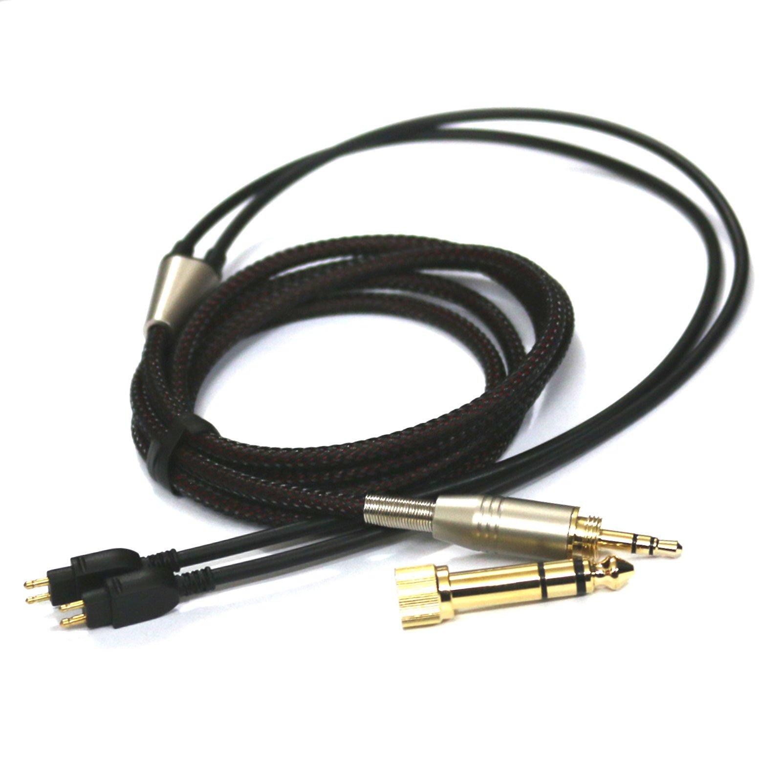 Câble Audio Remplacement 3 Mètres Pour Casque Sennheiser - HD650, HD600, HD580, HD25 - Noir