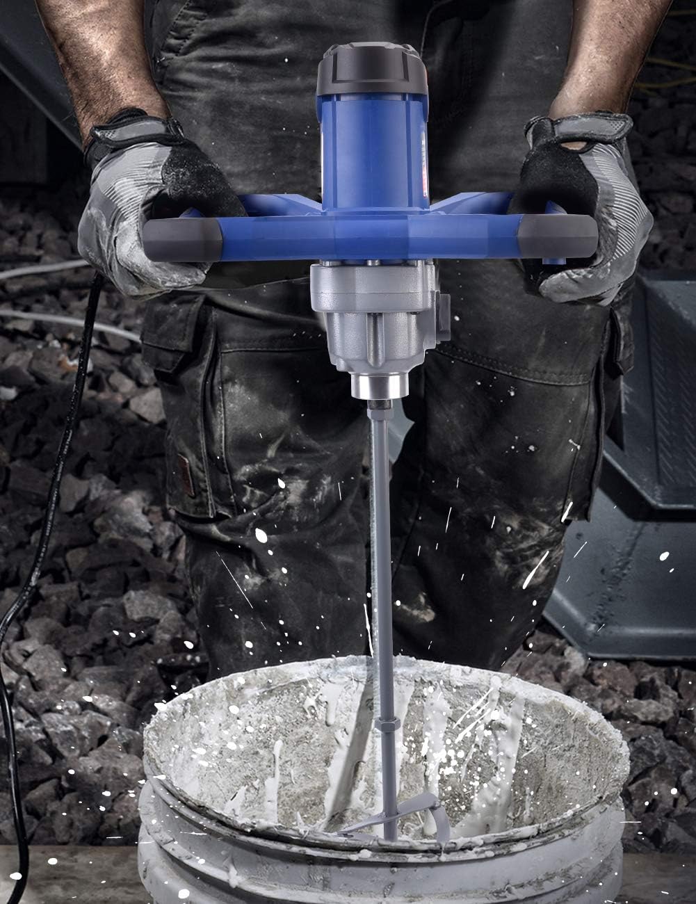 1800W Electric Concrete Mixer, Adjustable Speeds, Oman Ubuy