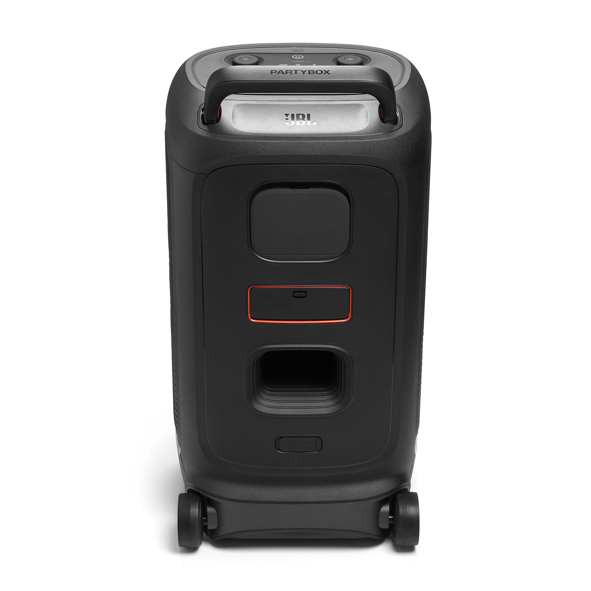 JBL Partybox 520, Speaker Wireless Bluetooth, 15 Ore di Autonomia, Design Portatile, Splashproof IPX4, Suono JBL Pro con AI Sound Boost, Connessione Multi-Speaker Auracast e Ingresso Mic, Nero