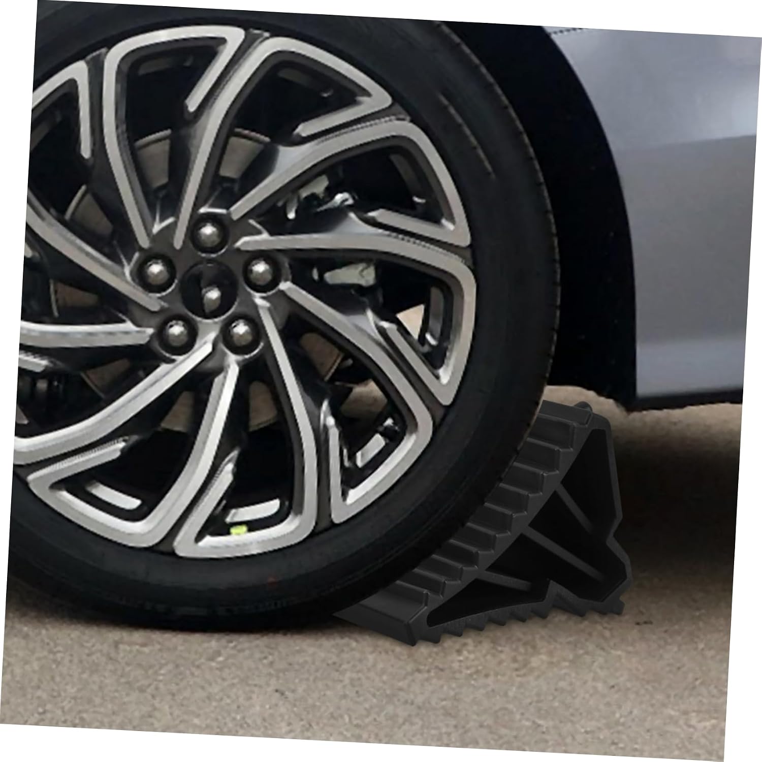 Sosoport Rubber Wheel Chocks for Rv Trailer Tire Stabilizers Easy Install Non-Slip Tire Stopper